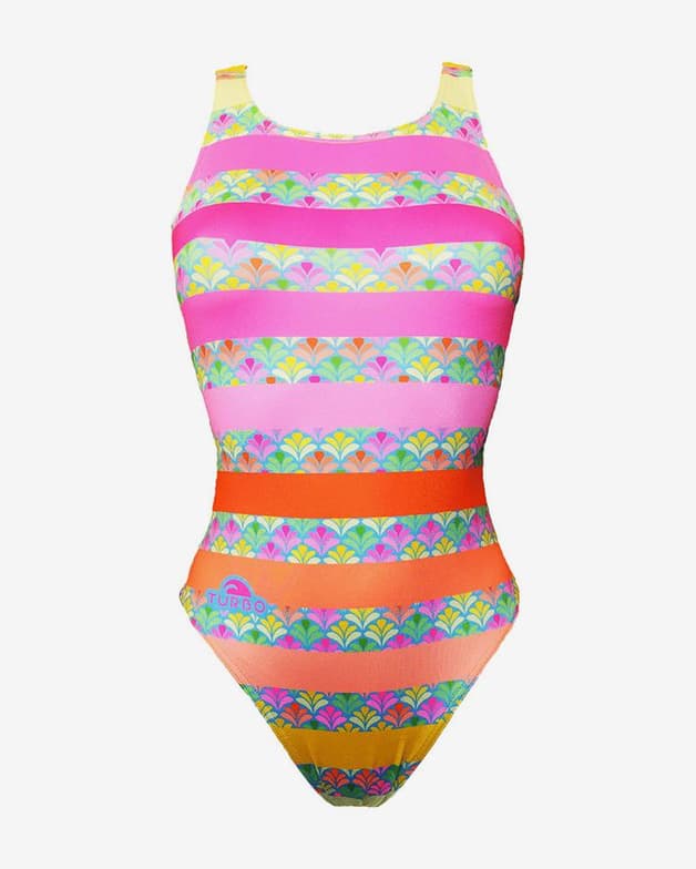 Maillot de bain de natation Turbo Flu Lines multicolore - #1