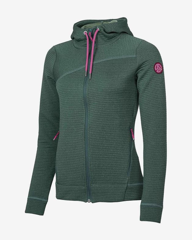 Forro polar con capucha Ternua Yiess verde mujer - #1