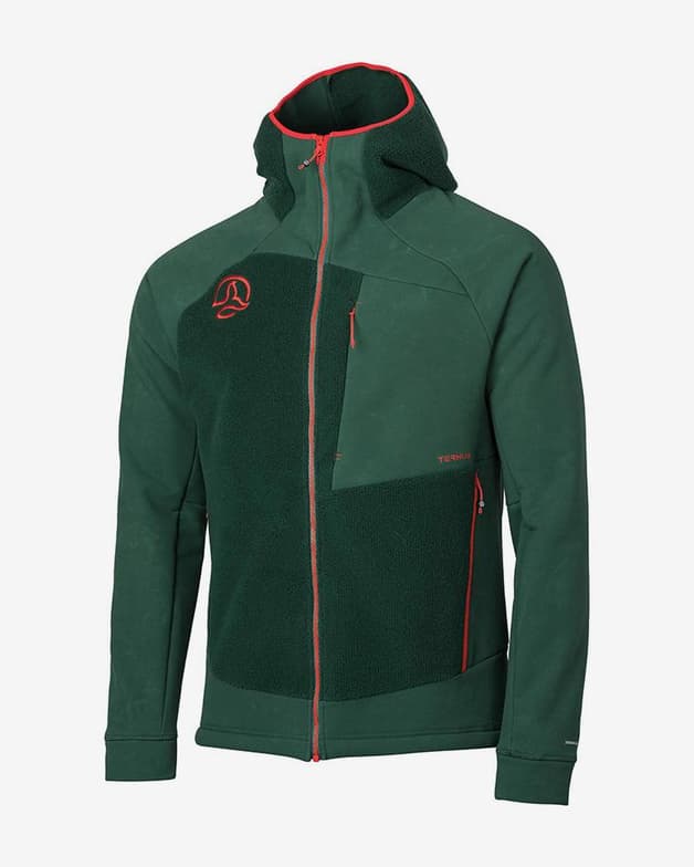 Forro polar con capucha Ternua Edvan Hard Loft 2.0 verde - #1