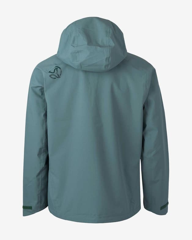 Chaqueta con capucha Ternua Hardshell Rain Valdur azul claro - #2
