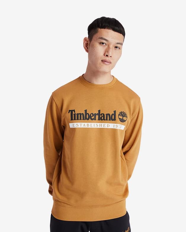 Sudadera Timberland YC Established 1973 Crewneck naranja - #2