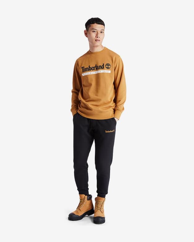 Sudadera Timberland YC Established 1973 Crewneck naranja - #4