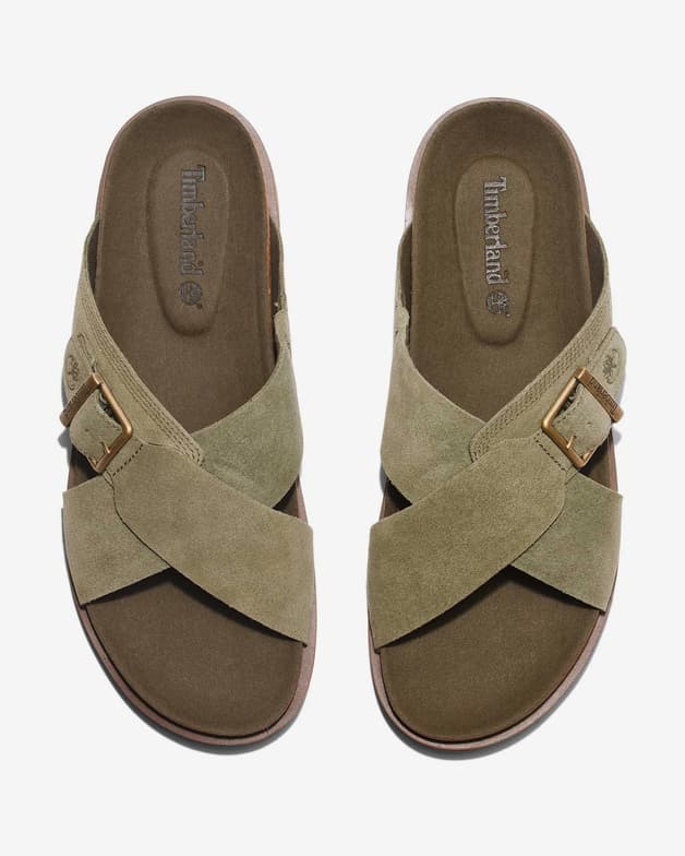 Sandalias Timberland Amalfi Vibes Cross Slide verde grisáceo - #3