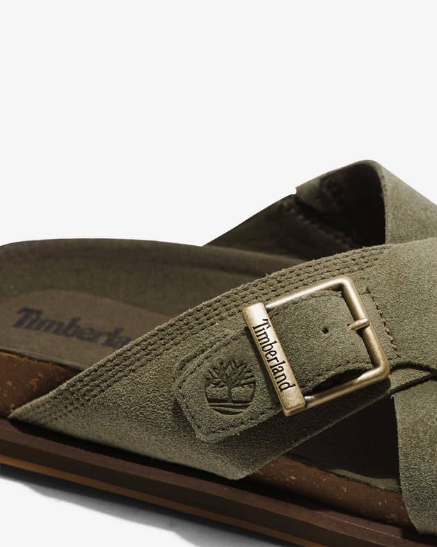 Sandalias Timberland Amalfi Vibes Cross Slide verde grisáceo - #7
