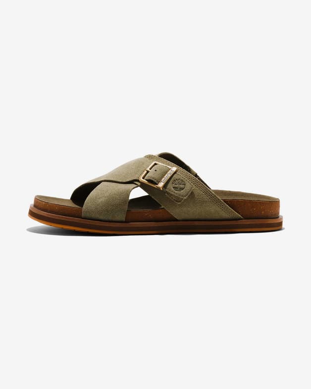Sandalias Timberland Amalfi Vibes Cross Slide verde grisáceo - #8