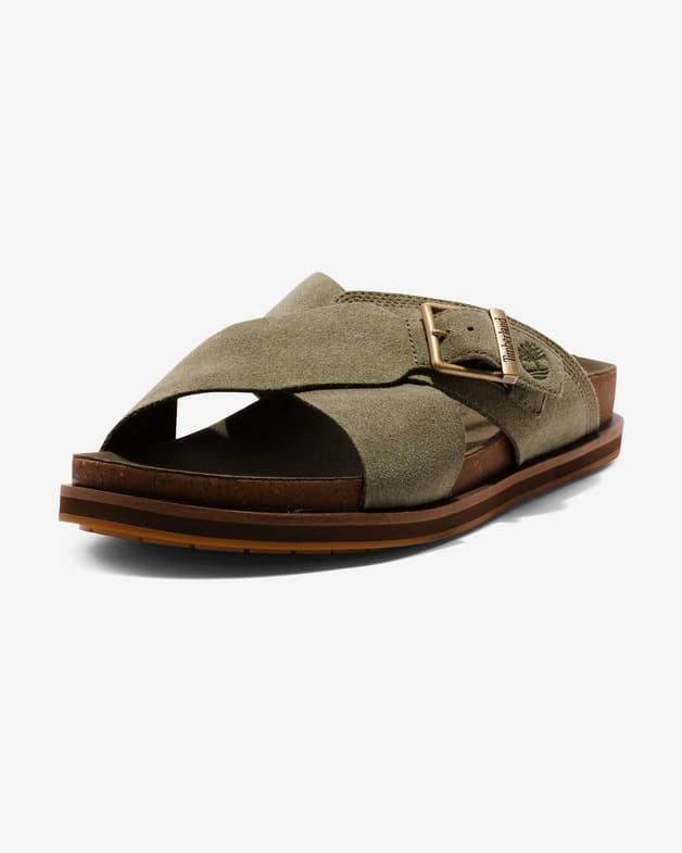 Sandalias Timberland Amalfi Vibes Cross Slide verde grisáceo - #9