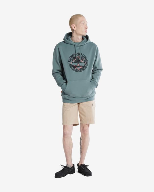 Sudadera con capucha Timberland Little Cold River azul - #4