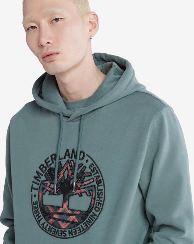 Sudadera con capucha Timberland Little Cold River azul - #6