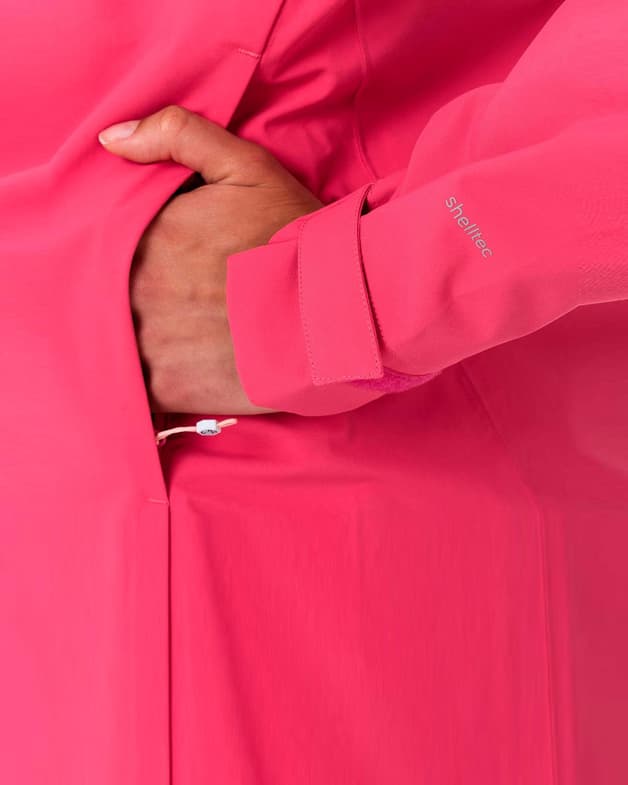 Chaqueta con capucha Ternua Hardshell Rain Valdur rosa mujer - #6