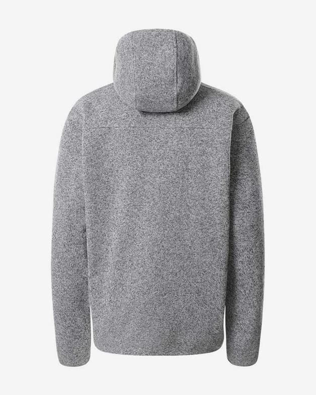 Forro polar con capucha The North Face Crescent Popover 1/4 Zip gris jaspeado mujer - #2