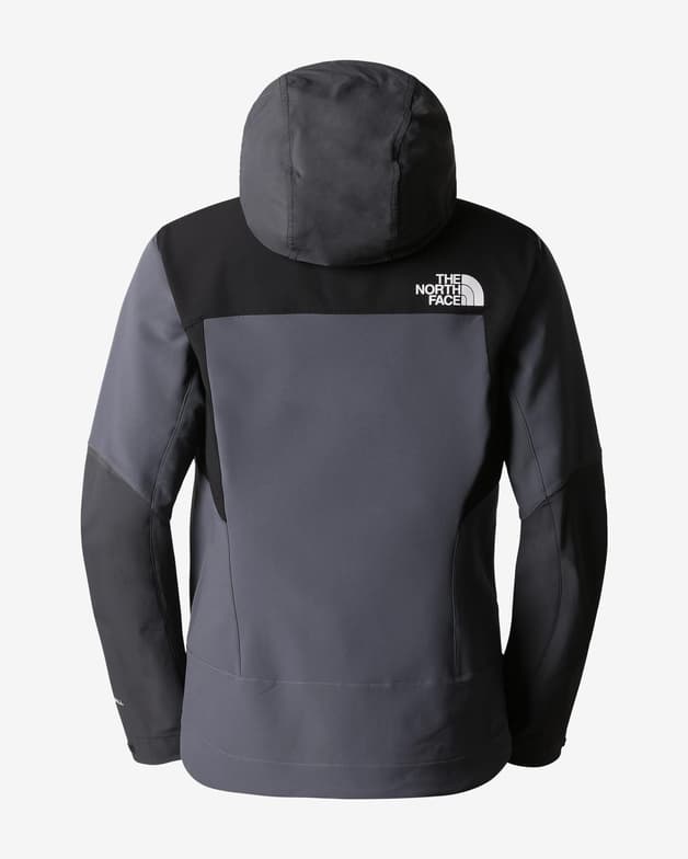 Chaqueta con capucha The North Face Dawn Turn Hybrid Softshell negro gris mujer - #2