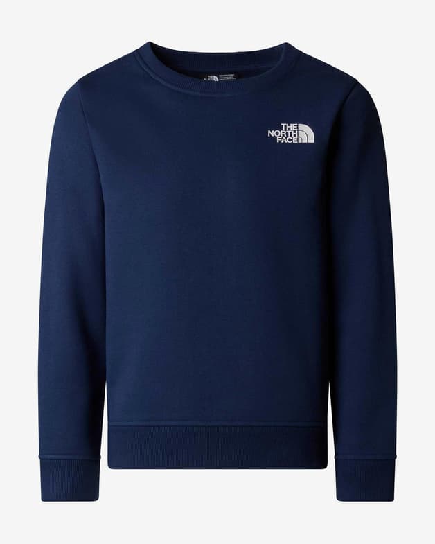 Sudadera The North Face Redbox Regular Crew azul océano rojo infantil - #1