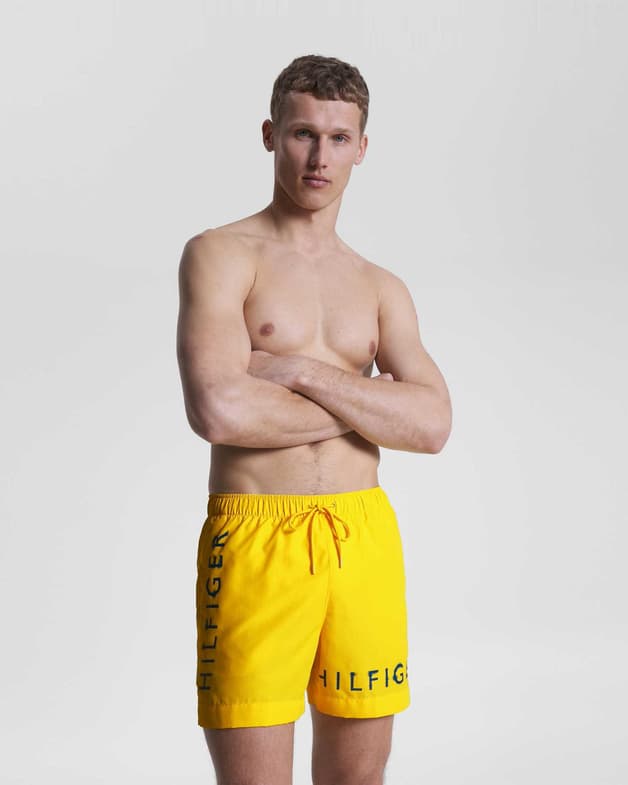 Maillot de bain Tommy Hilfiger Drawstring jaune - #6