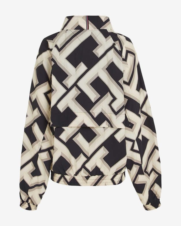 Sudadera Tommy Hilfiger Big Monogram Pop blanco crema gris azul marino mujer - #2