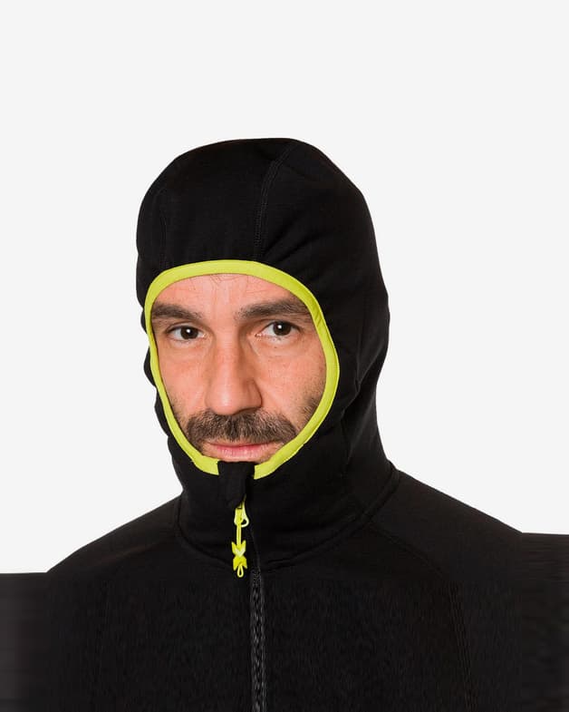 Forro polar con capucha Trangoworld TRX2 Stretch Pro negro amarillo - #3