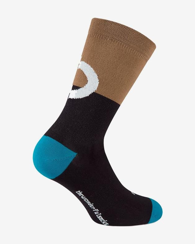 Calcetines The Wonderful Socks Caffè chocolate blanco petróleo - #1