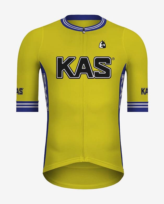 Maillot KAS Etxeondo manga corta amarillo azul - #1