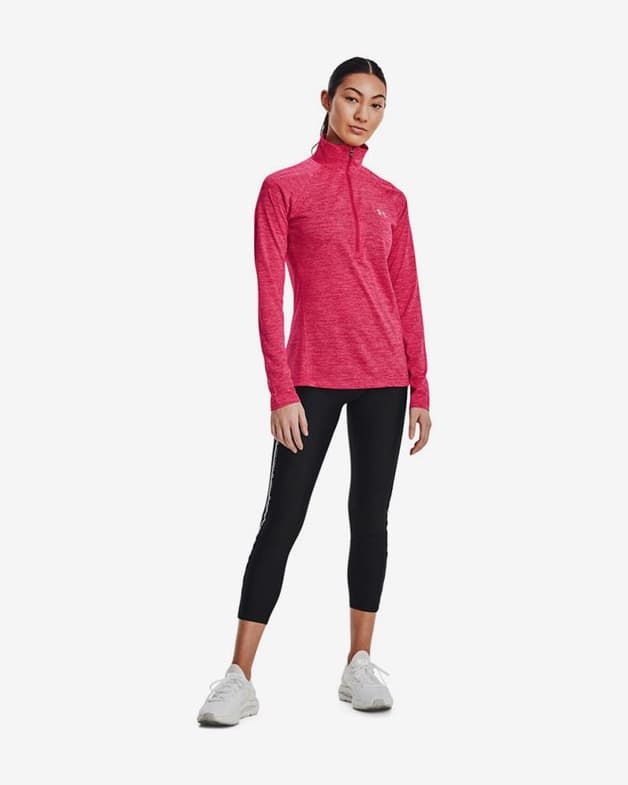 Sudadera Under Armour Tech Half Zip fucsia mujer - #6