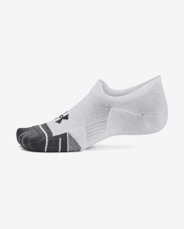 Calcetines Under Armour Performance Tech blanco negro (3 pares) - #3