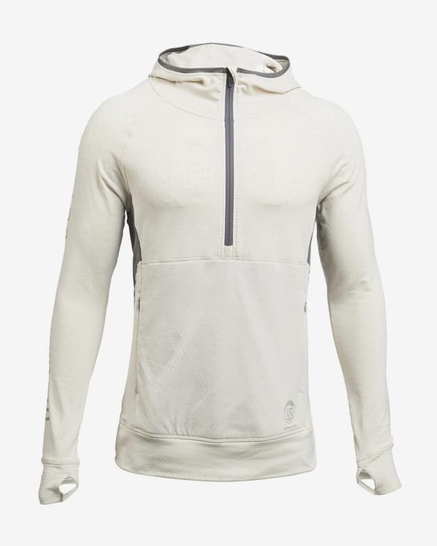 Sudadera con capucha Ultimate Direction Ultra Half Zip blanco - #1