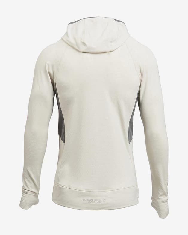 Sudadera con capucha Ultimate Direction Ultra Half Zip blanco - #2