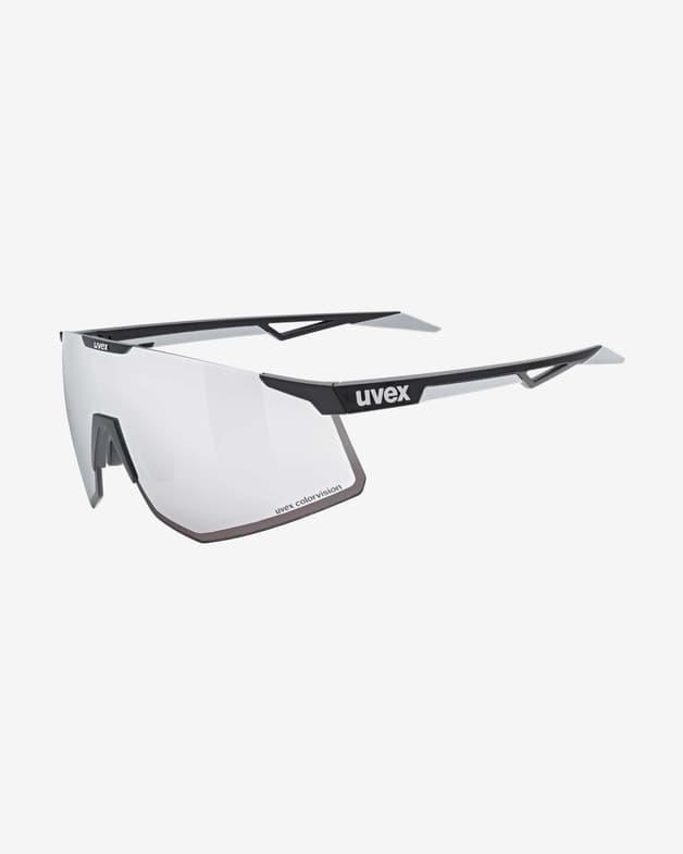 Gafas Uvex Pace Perform Small Colorvision negro mate lente espejada plata - #1