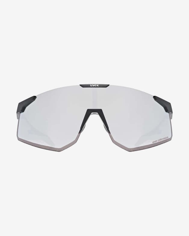Gafas Uvex Pace Perform Small Colorvision negro mate lente espejada plata - #2