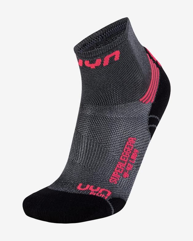 Calcetines UYN Superleggera Running gris rosa mujer - #1