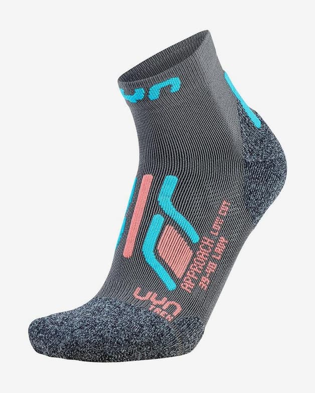 Calcetines UYN Approach Low Cut Trekking gris azul mujer - #1