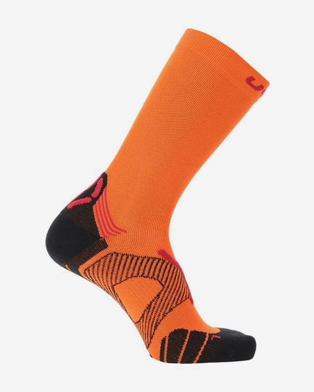Calcetines UYN Run Super Fast naranja negro - #3