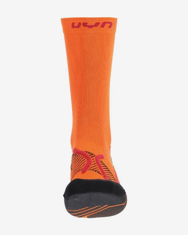 Calcetines UYN Run Super Fast naranja negro - #4