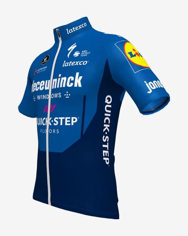 Maillot Deceuninck Quick-Step 2021 manga corta azul - #2