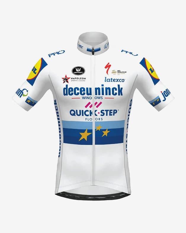 Maillot Deceuninck Quick-Step 2020 European Champion PR.R manga corta - #1