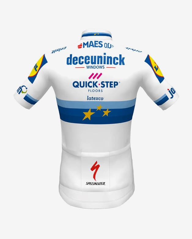 Maillot Deceuninck Quick-Step 2020 European Champion PR.R manga corta - #3