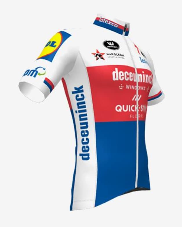 Maillot Deceuninck Quick-Step 2021 Czech Champion Aero manga corta - #4