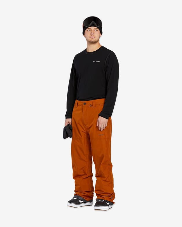 Pantalón largo Volcom DUA GORE-TEX naranja - #9