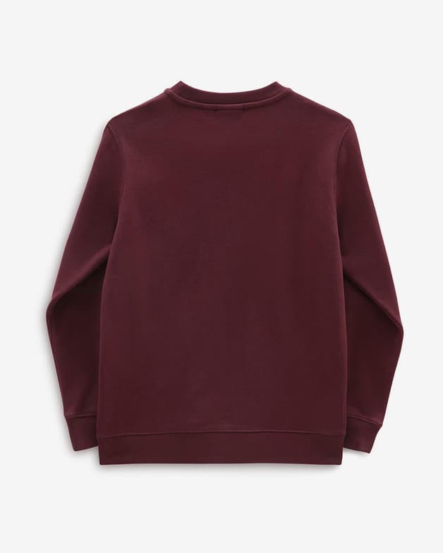 Sudadera Vans Classic Crew-B granate blanco junior - #2
