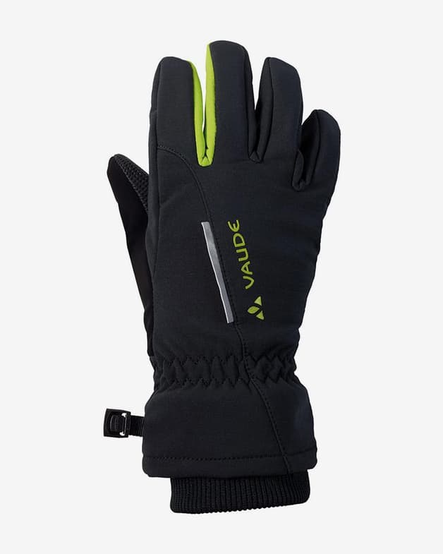 Guantes Vaude Softshell negro junior - #1