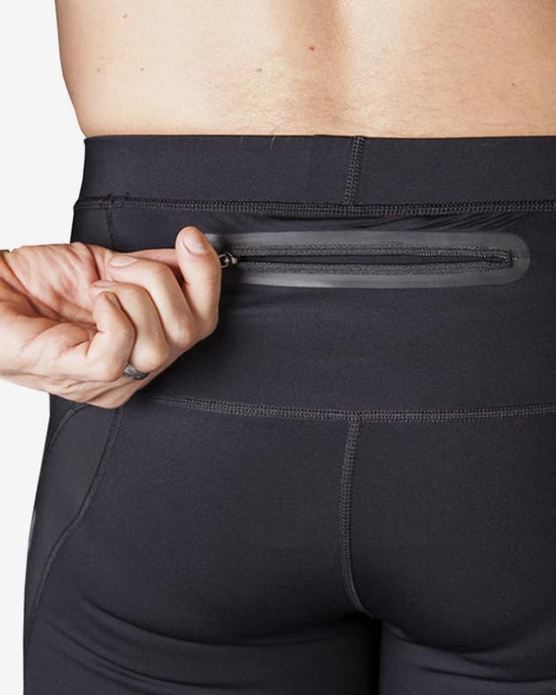 Malla corta Zone3 Compression Shorts gris oscuro negro - #5