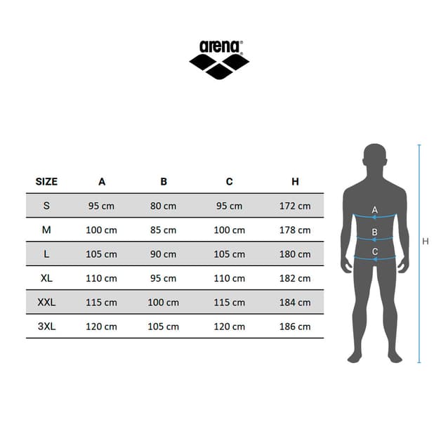 Malla larga Arena Carbon Compression negro - #3