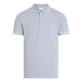 Polo Calvin Klein Jeans Slim manga corta azul claro blanco