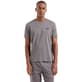 Camiseta EA7 Core Identity Contrast manga corta gris