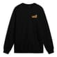 Sudadera Vans Posted Loose Crew negro puro