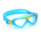 Gafas de natación Aqua Sphere Vista azul claro amarillo con lentes transparentes infantil