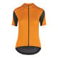 Maillot Assos Rally Womens manga corta naranja negro mujer