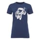 Camiseta Black Diamond Spacheshot manga corta azul marino blanco mujer