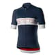 Maillot Castelli Prologo VI manga corta azul oscuro blanco