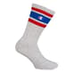 Calcetines Champion Crew Premium gris rojo azul