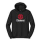 Element Vertical Kinder Hoodie schwarz/rot