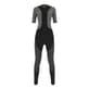 Santini Vega Extreme Grido All in One Damen Trägerhose lang schwarz/grau